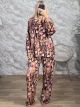 Sar-Multi Velour Pyjamas-3390/N5