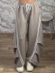 Zoz-Balloon Stripes Pants-30190/Mocca