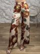 Satin Highwaist Pants-638215/Ecai
