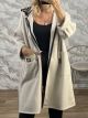 Lnd-Leopard Hood Cardigan/Beige