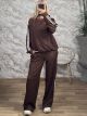 Leopard Stripes Set-20211/Choco