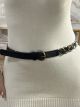 Pants Belt/Circles-Black