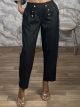 Lil-Golden Buttons Pants-31691/Black