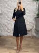 Trench Coat-14480/Black