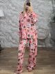 Sar-Multi Velour Pyjamas-3390/N8