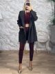 Lil-Lightweight Felted Coat-8219/Dark Grey