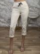 Elastic Pants Drawstring/Vanilla