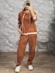 Lil-Soft Velour Hooded Set-25713/Ecai