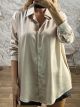 Lok-Satin Shirt-9905/Beige