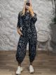 Cotton Leopard Set/Black
