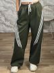 The-Mono Stripped Pants-30115/Khaki