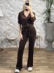 Velvet Pockets Set-8240/Chocolat
