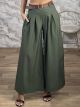Ton-Wide Belt Pants-26008/Khaki
