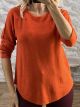 Lil-Soft Touch Sweater-8605/Orange