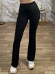 Rip Highwaist Cabbana Pants/Black