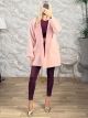 Lil-Lightweight Felted Coat-8219/Pink