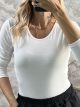 Lil-Viscose Bodysuit/White