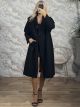 Sar-Wide Button Coat-26098/Black