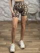 Athletic Comfort Biker Leggings-4153/Chocolat Leopard
