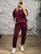 Viscose Min Min Set-84174/Burgundy