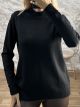 Zoz-Knitted Soft Sweater-195/Black