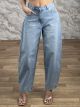 Z-Balloon Denim Pants-1205/Blue