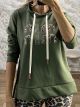Lnd-Min Leopard Sweatshirt-0659/Khaki