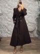The-Long Coat-14592/Chocolat