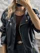 The-Leather Jacket-87168/Black
