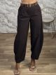 Lil-Cord Belt Pants-19194/Chocolat