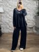Lil-Velvet Ve Elastic Set-26500/Navy Blue
