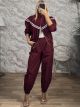 Z-Sar-Casual Set-3839/Burgundy
