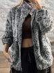 Gyn-Animal Fluffy Cardigan-2010/Grey