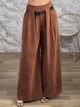 The-Velvet Belt Pants-1116/Ecai