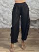 Ton-Office Barrel Pants-26204/Chocolat