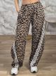 Sar-Barrel Leopard Sriped Pants-3809/Light Leopard