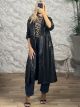 The-Leather Trench Coat-8356/Black