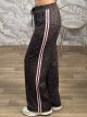 Leopard DoubleStriped Pants-5145/Pink