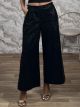 Zoz-Matte Leather Leo Pants-26473/Black