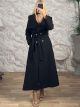 The-Long Coat-14592/Black