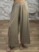 Highwaist SoftRip Pants-82773/Beige