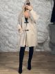Lok-Hooded JPNS Coat-84207/Beige