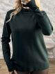 Zoz-Knitted Soft Sweater-195/Forest Green