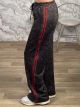 Leopard DoubleStriped Pants-5145/Red