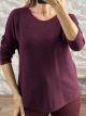 Lil-Soft Touch Sweater-8605/Burgundy