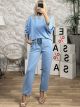 Viscose Buttons Set-3195/Ciel