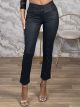Ang-Matte Leather Pants-2018/Black