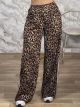 Sar-Leopard Striped Pants-3386/Dark Leopard