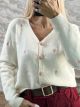 Lil-Hearts Cardigan-052/White
