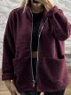 Lil-Boucle Cardigan-2558/Dark Purple